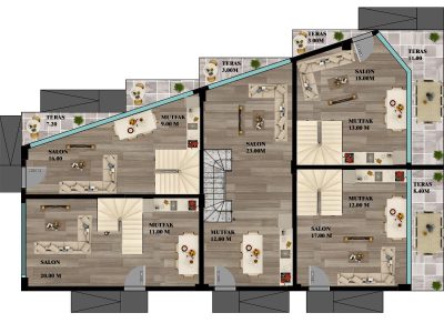 OLİVA 3,5 ETAP B BLOK GİRİŞ
